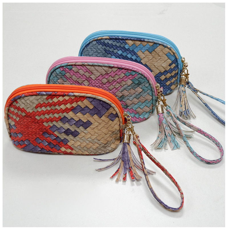 Lightweight Multifunction Zipper PU Cosmetic Bag For Women