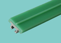Conveyor side guides with profiles UHMWPE CONVEYOR SIDE GUARDS GREEN COLOR WHITE COLOR