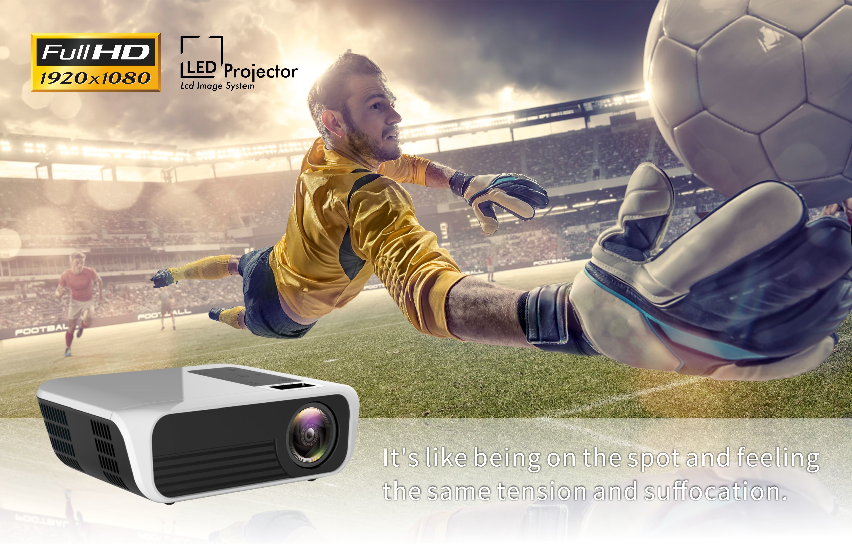 200" 3000lm HD Mini LED Projector 1080P T8 Full Hd Projector For TV DVD PC