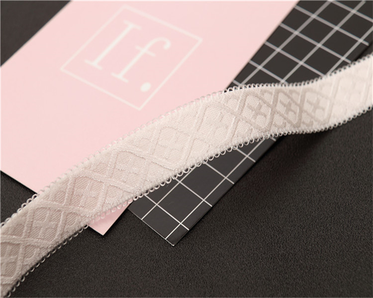 2.1cm Nylon Polyester Webbing Spandex Jacquard Webbing Tape For Underwear Bra Home Textile