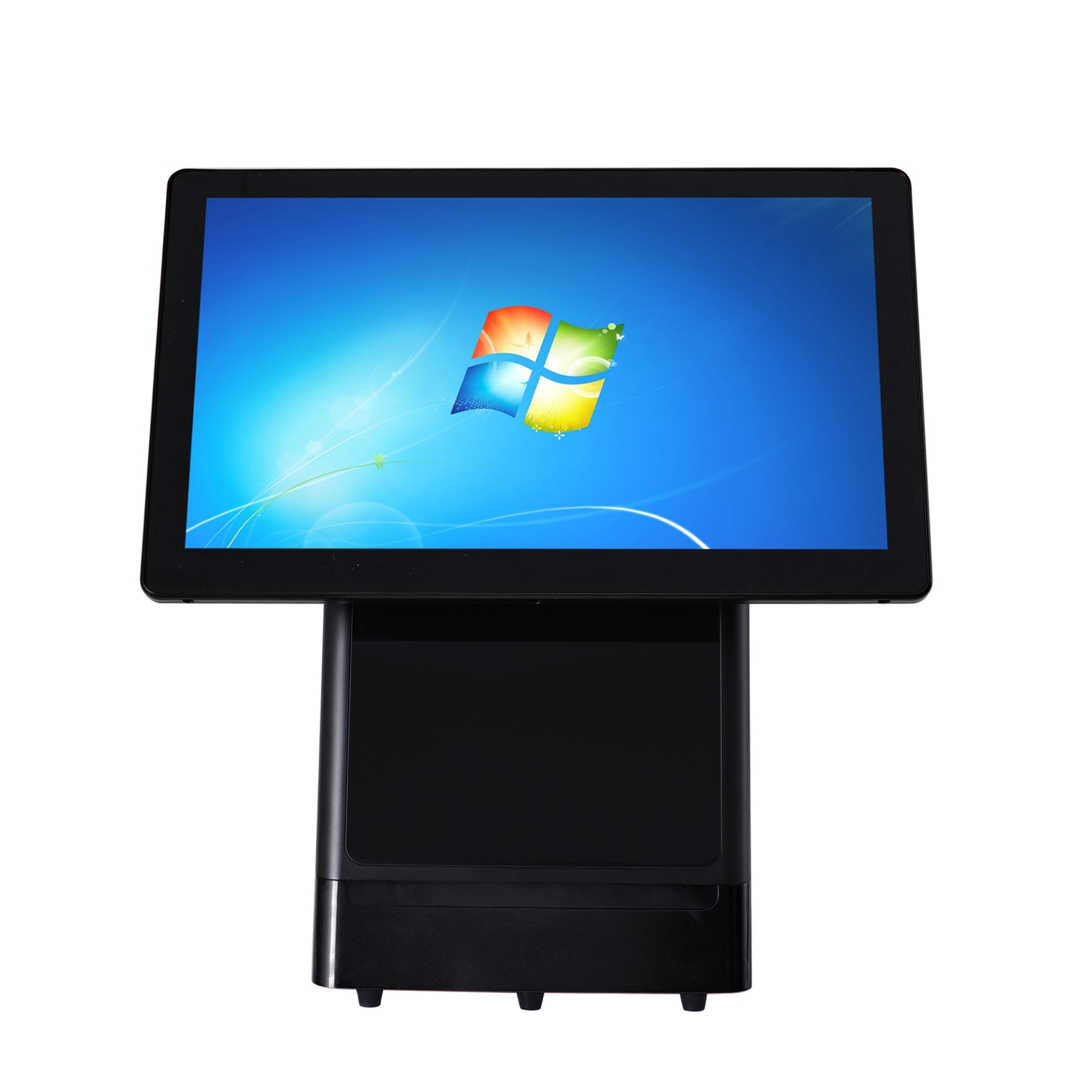 Supermarket POS Software with Thermal Printer 15.6" Main Display and Optional Scanner