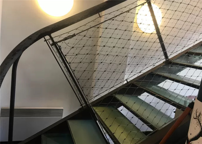 Balustrade Railing 1.5mm 7 X 7 Stainless Steel Wire Rope Mesh