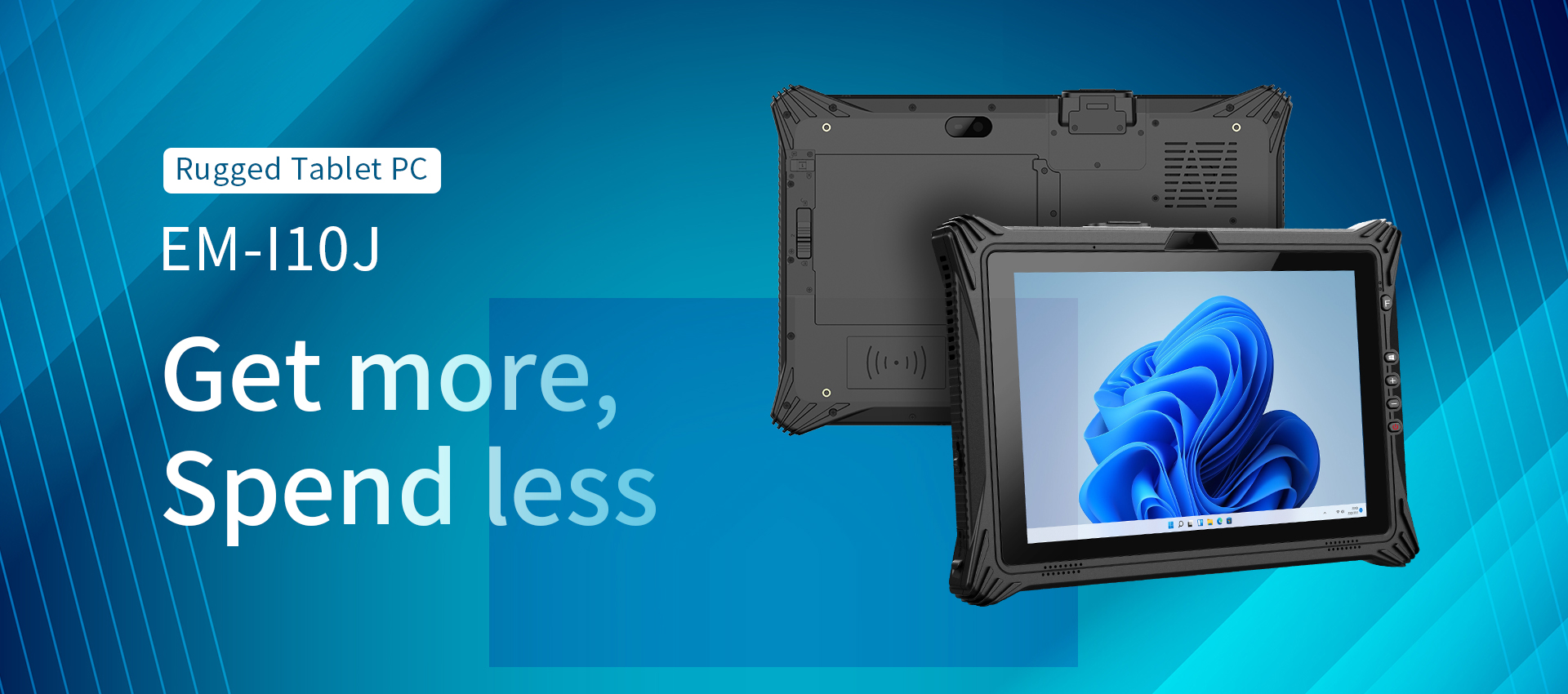 Intel 4G WiFi Tablet PC with Fingerprint Recognition and Non-Stop Operation Feature