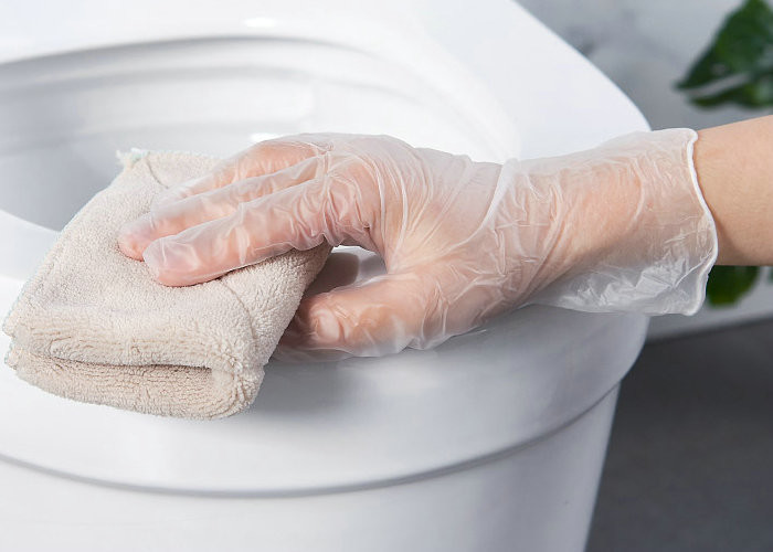 Non Sterile Disposable Medical Gloves Powder Free Nitrile Gloves