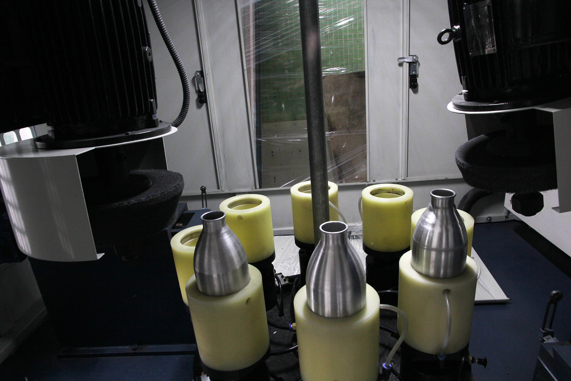 Stainless Steel Disc Automatic Polishing Machine Rotary Buffing Nylon Polishing Mac