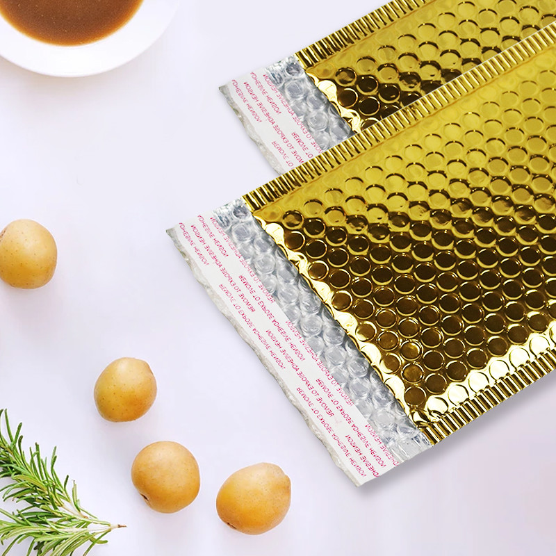 Aluminum Laminated Films Custom Bubble Mailer Bags OEM ODM
