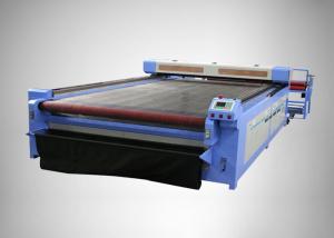 China Leather Textile And Fabric CO2 Laser Engraving Machine Red Laser Positioning System on sale
