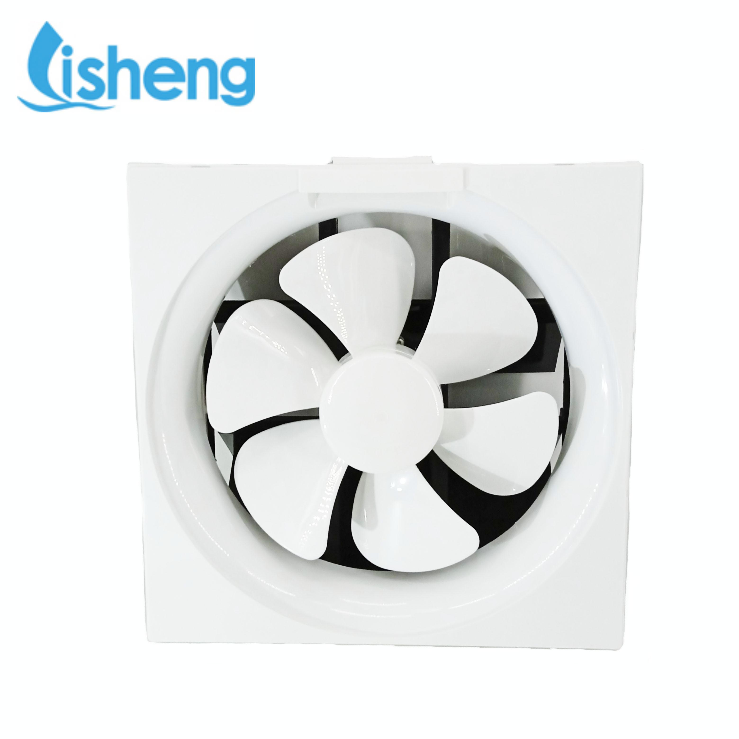 Wall Mounted Shutter AC Bathroom Battery Operated Exhaust Fans White