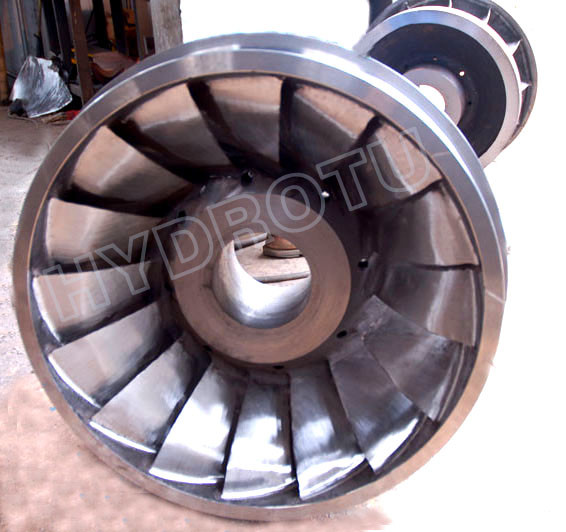 High Efficiency Reaction Type Water Turbine Francis Hydro Turbine With Capacity Below 20MW