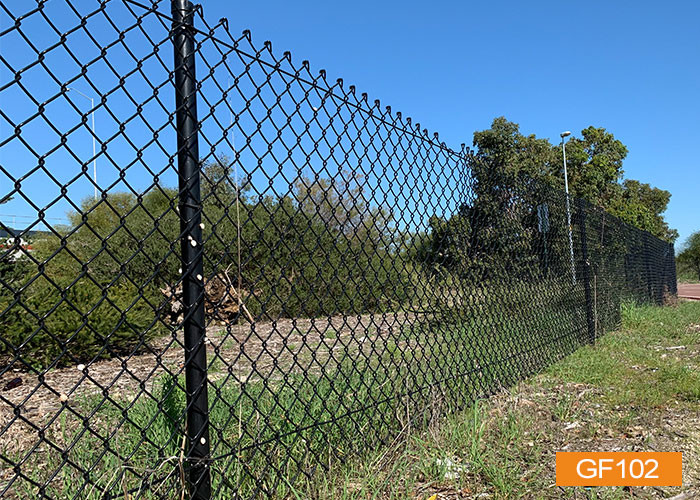 High 1.5m Six Foot Chain Link Fence Vinyl Coated Chain Link Fence 6ft For Airport