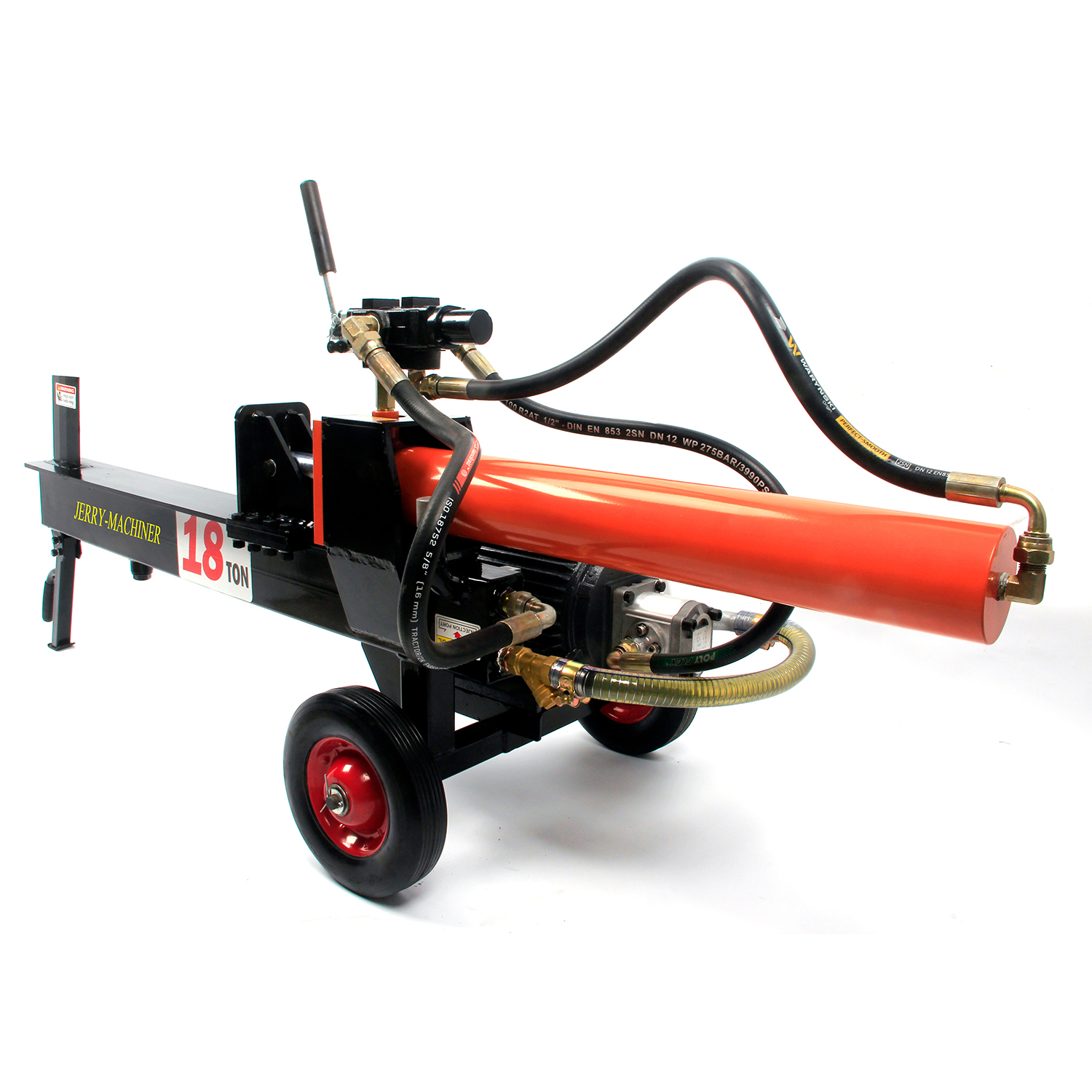25T Gasoline Firewood Processor Vertical Log Splitter for Quick Firewood Log Splitting