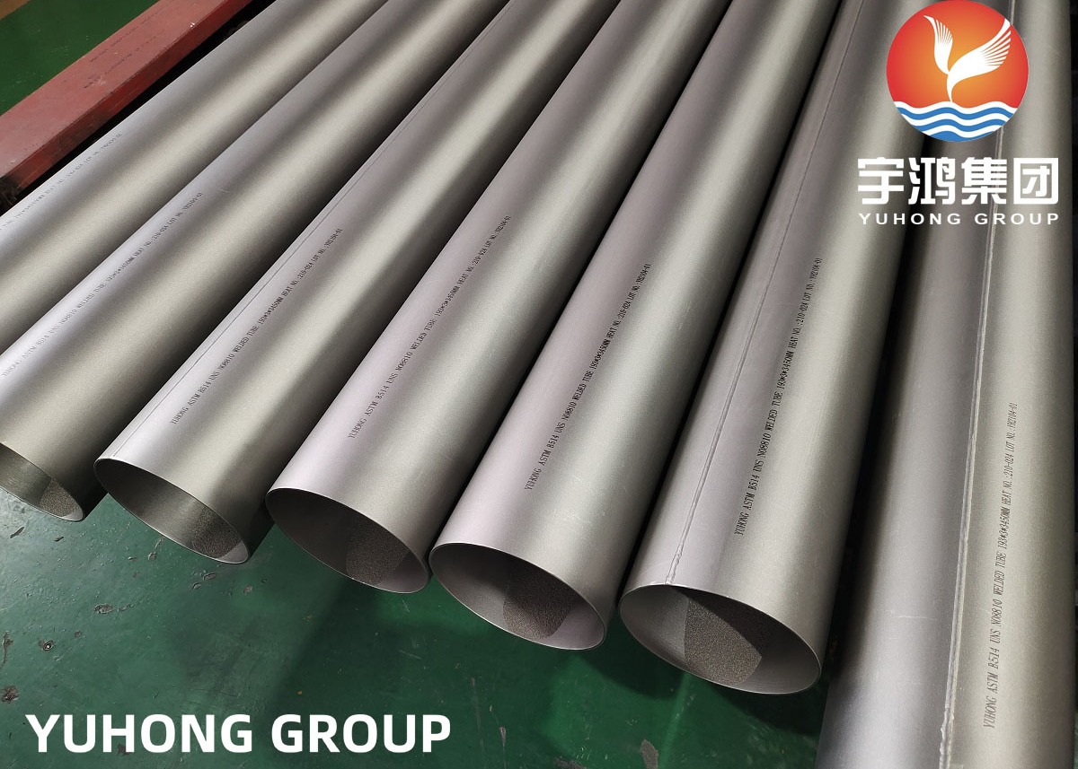 ASTM B514 Incoloy 800H Nickel Alloy Welded Pipe Pickling Surface Hydrocarbon Cracking