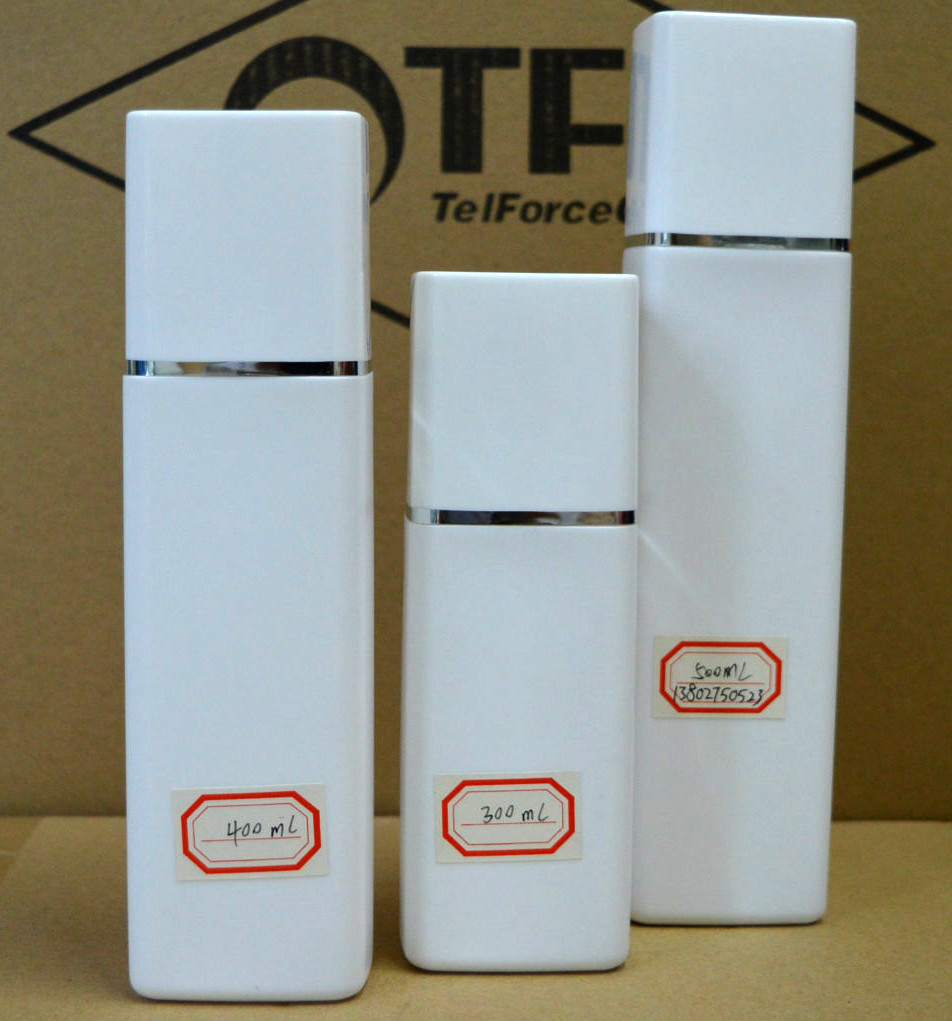 500 ml Pressure square white shampoo cleanser bottles