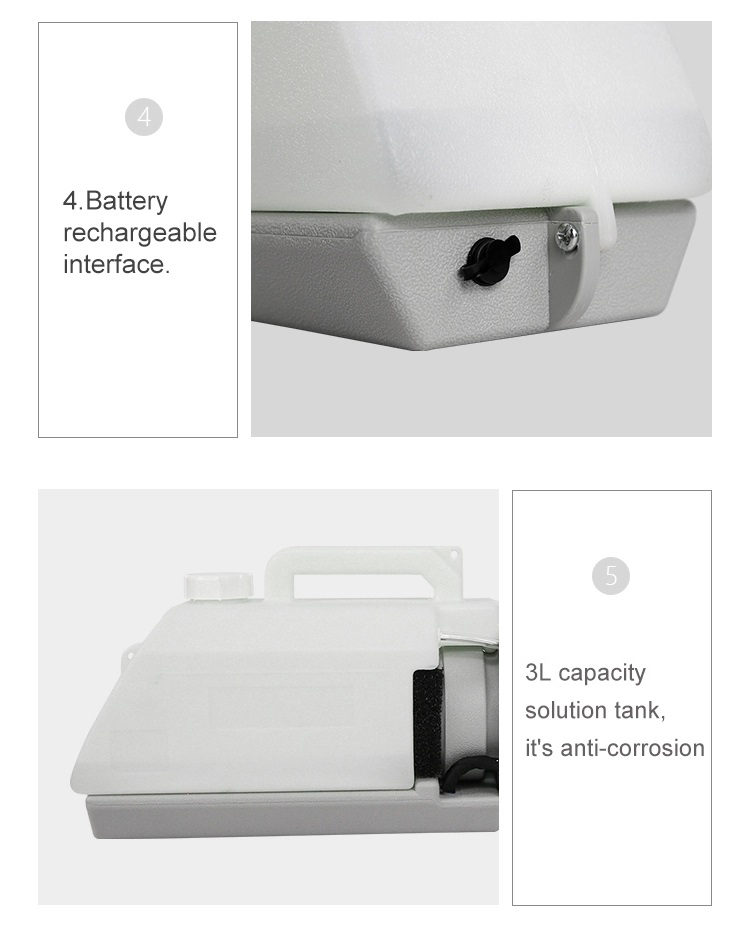 3L Mini Sterilization ulv electric fogging machine For Disinfection