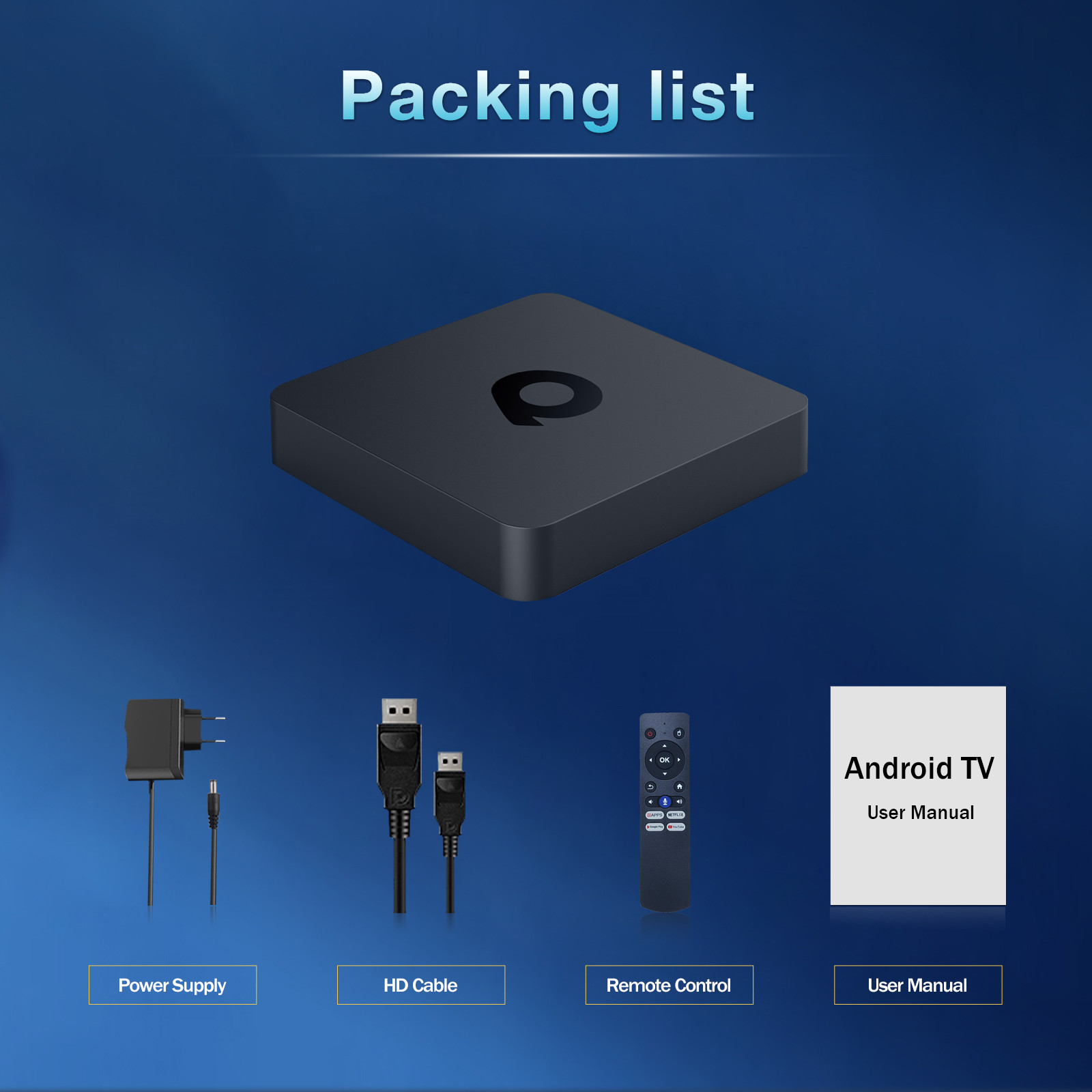 Voice Remote North American IPTV Wifi 4k 2GB 16GB Internet Smart TV Box