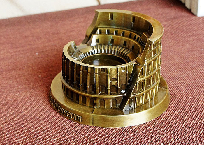 Roman Colosseum Tourist Attractions Replica , Italy Famed Building Simulation Model