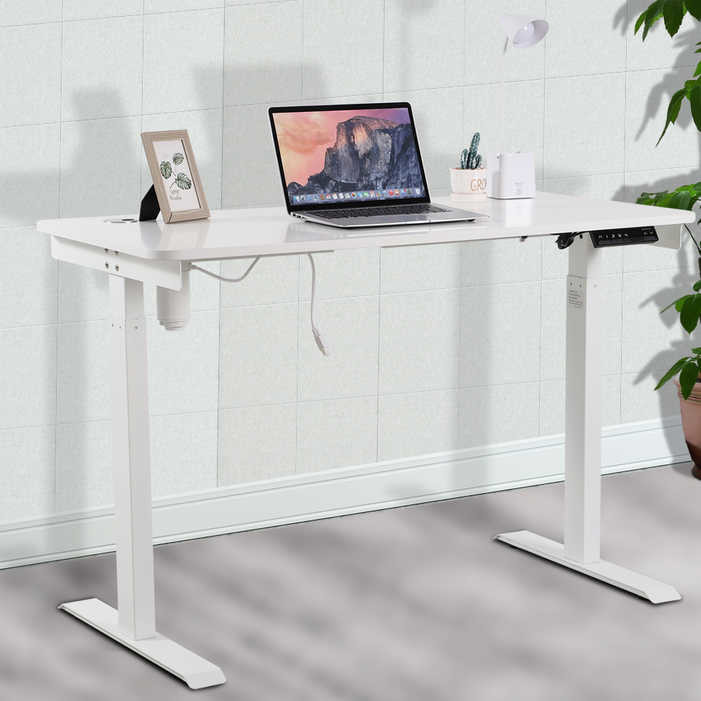 Single Motor Electric Height Adjustable Computer Desk 33.73lbs 120x60cm