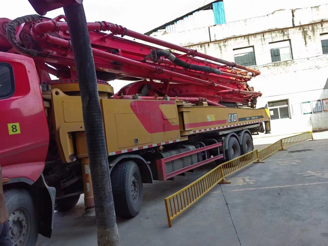 Good Original Condition Stable Working 2021 Sy 60m Concrete Pump Batching Plant Used Mobile Pump Sale Is Attractive Price