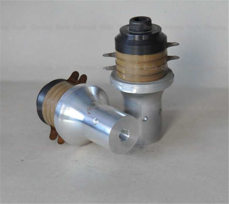 1500W High Frequency Ultrasonic Transducer With 10 Micron Amplitude Upside Down Trumpet Type