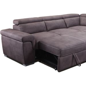 Durable Comfortable Sleeper Sofa , Abrasion Resistant Fabric Couch Bed