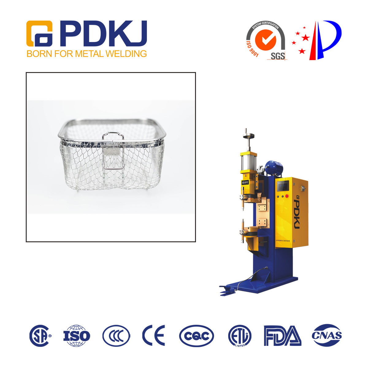 High Power 1mm RW Projection Welding Machine PDKJ Mash Welder Hook Wire Net Basket