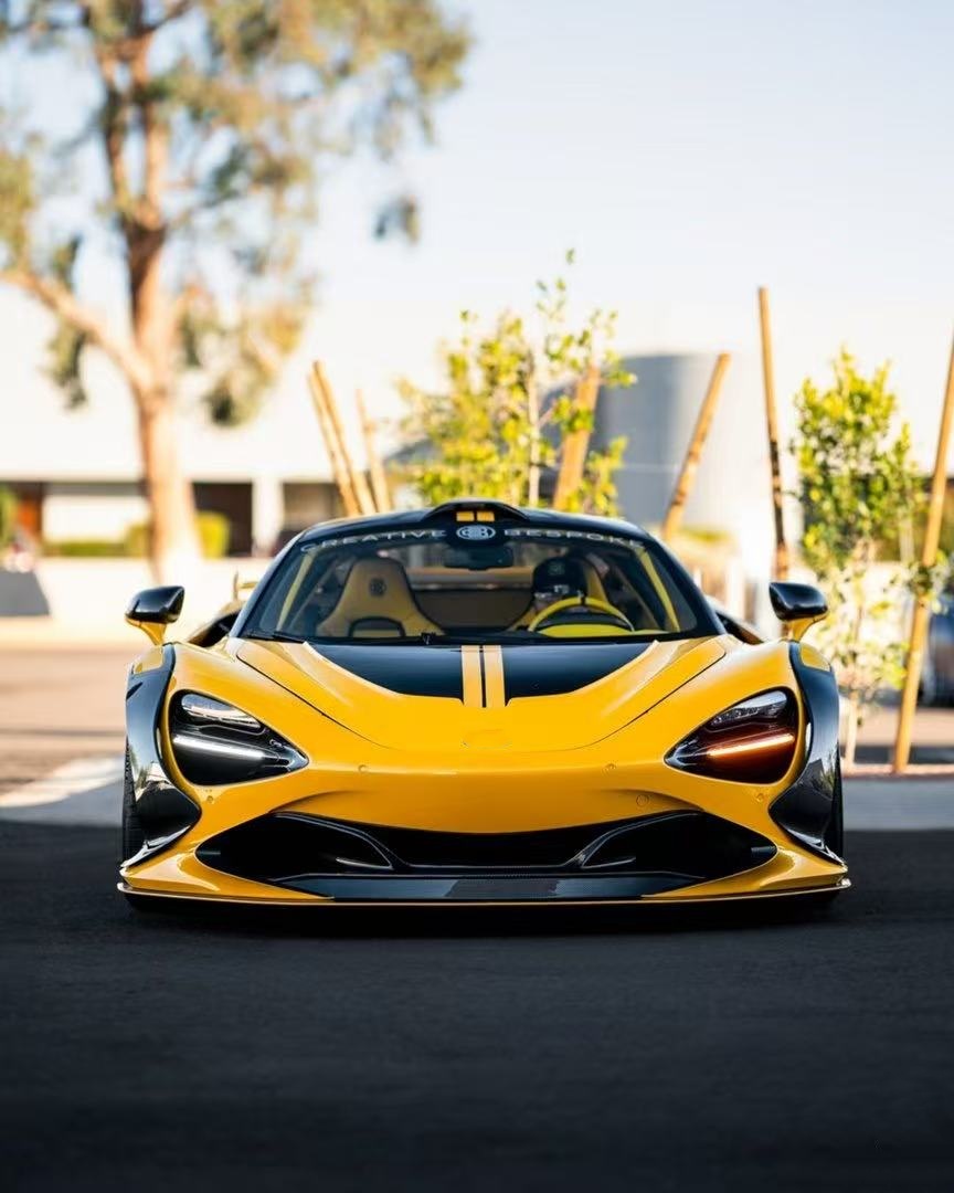 720s Mclaren Body Kit Carbon Fiber Widebody ZE Style Front And Rear Bumper