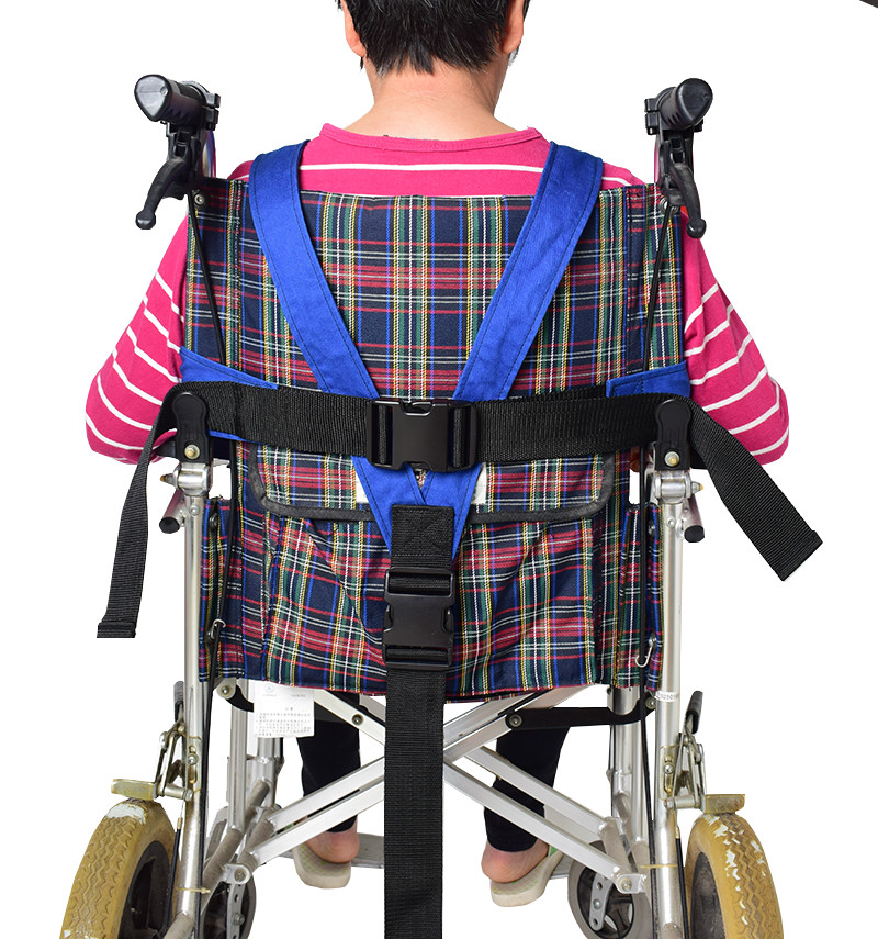 Nylon Webbing Wheelchair Accessories Blue Mesh T - Shaped Anti - Skid Tape
