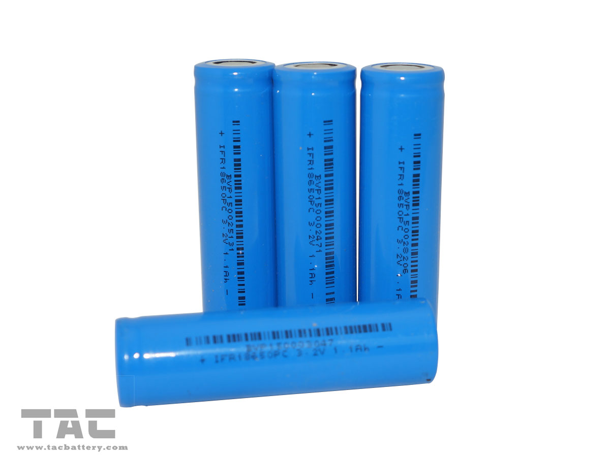 Rechargeable Li-ion IFR18650 3.2V LiFePO4 Battery for e-bike battery pack