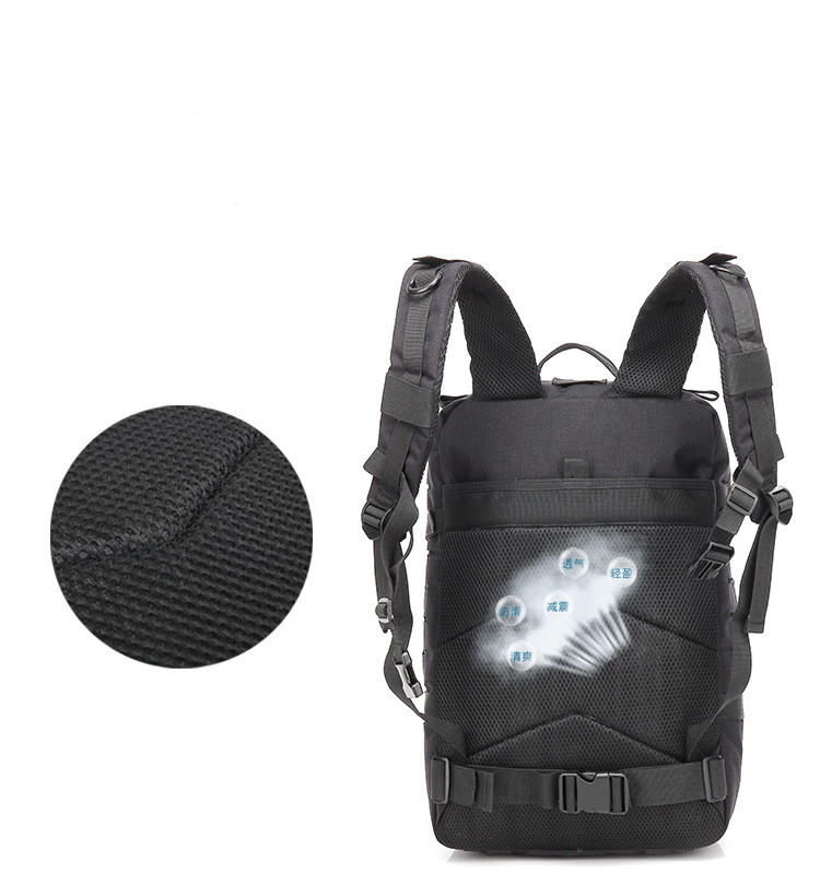 US Outdoor Tactical Hiking Backpack 45L Polyester Nylon Strap Molle System Backpack