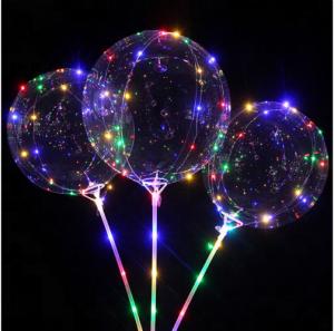 China 450CM Flashing Led Balloon Lights Light Up Birthday Balloons Customized Color on sale