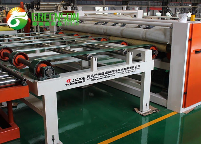 PLC Control Gypsum Board Cutting Machine 600*600 Gypsum Board Making Machine