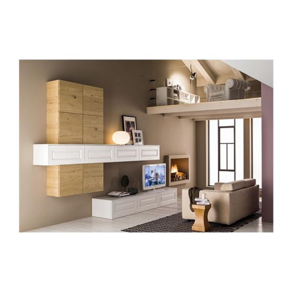 18mm Living Room TV Shelves Tv Stand With Storage Drawers With Melamin Finish