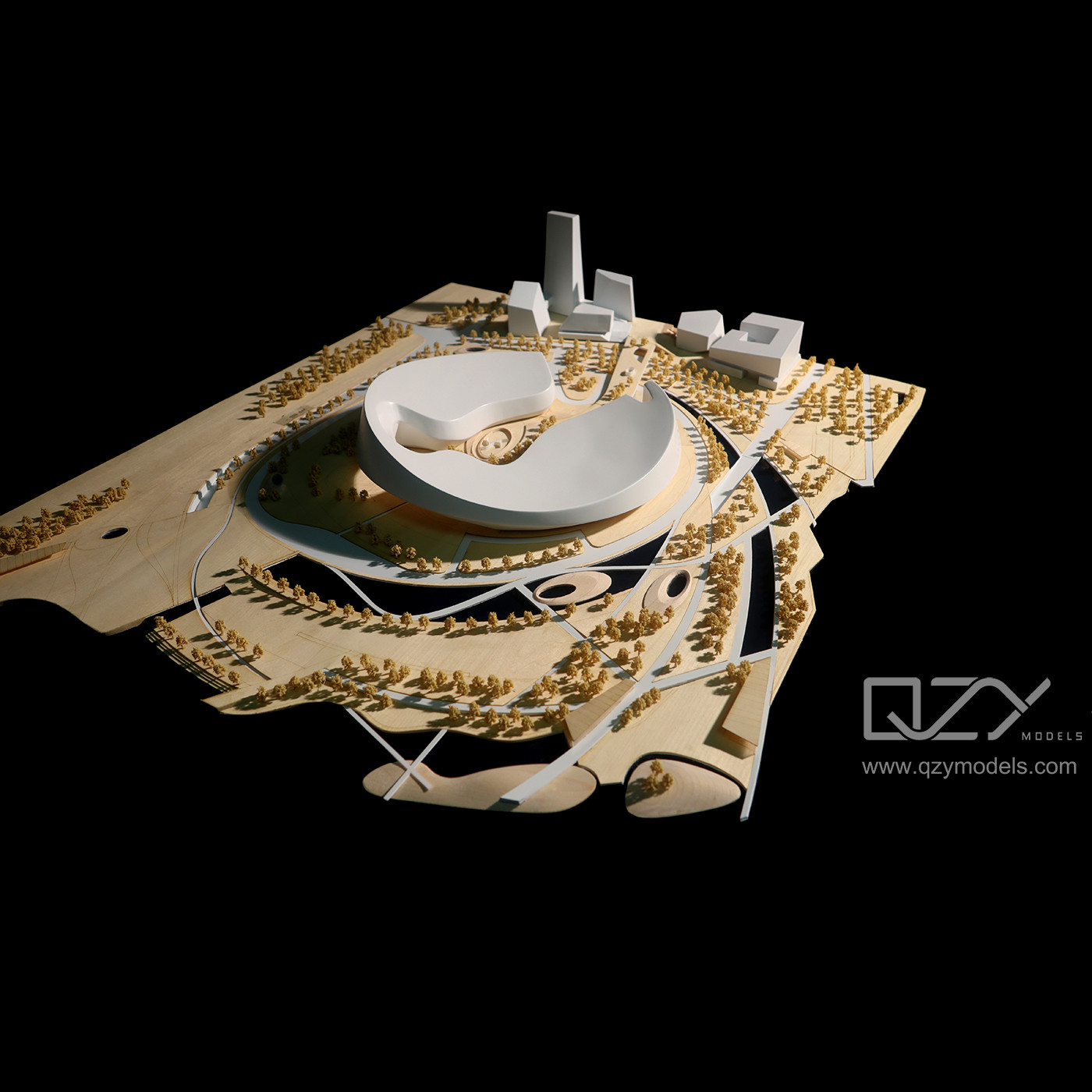 Physical Models - NBBJ -1:1000Tencent Conference Center Study model
