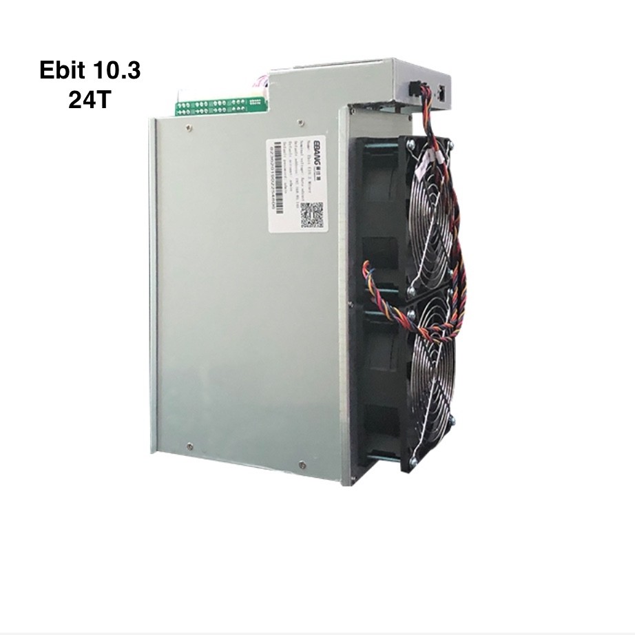 Ebang Ebit E10.3 24TH/S Bitcoin Miner Machine 2640W 10nm Chip DW1233