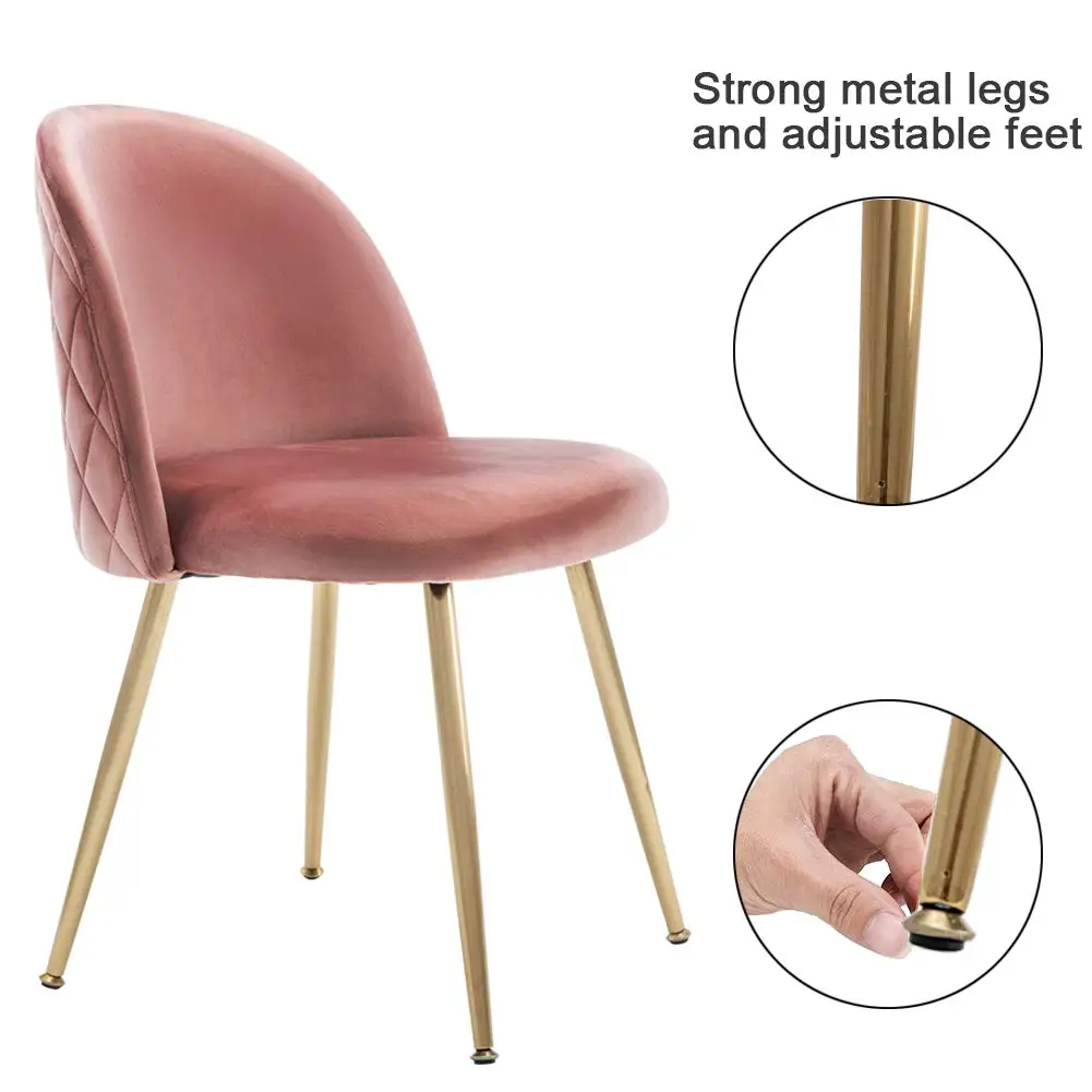 Soft Velvet Upholstered High Back Armless Chairs for Modern Restaurant Seating