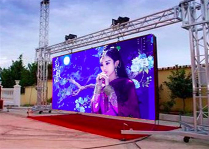 SMD2121 P3.91 LED Rental Display Commercial Advertising LED Display For Marketplace
