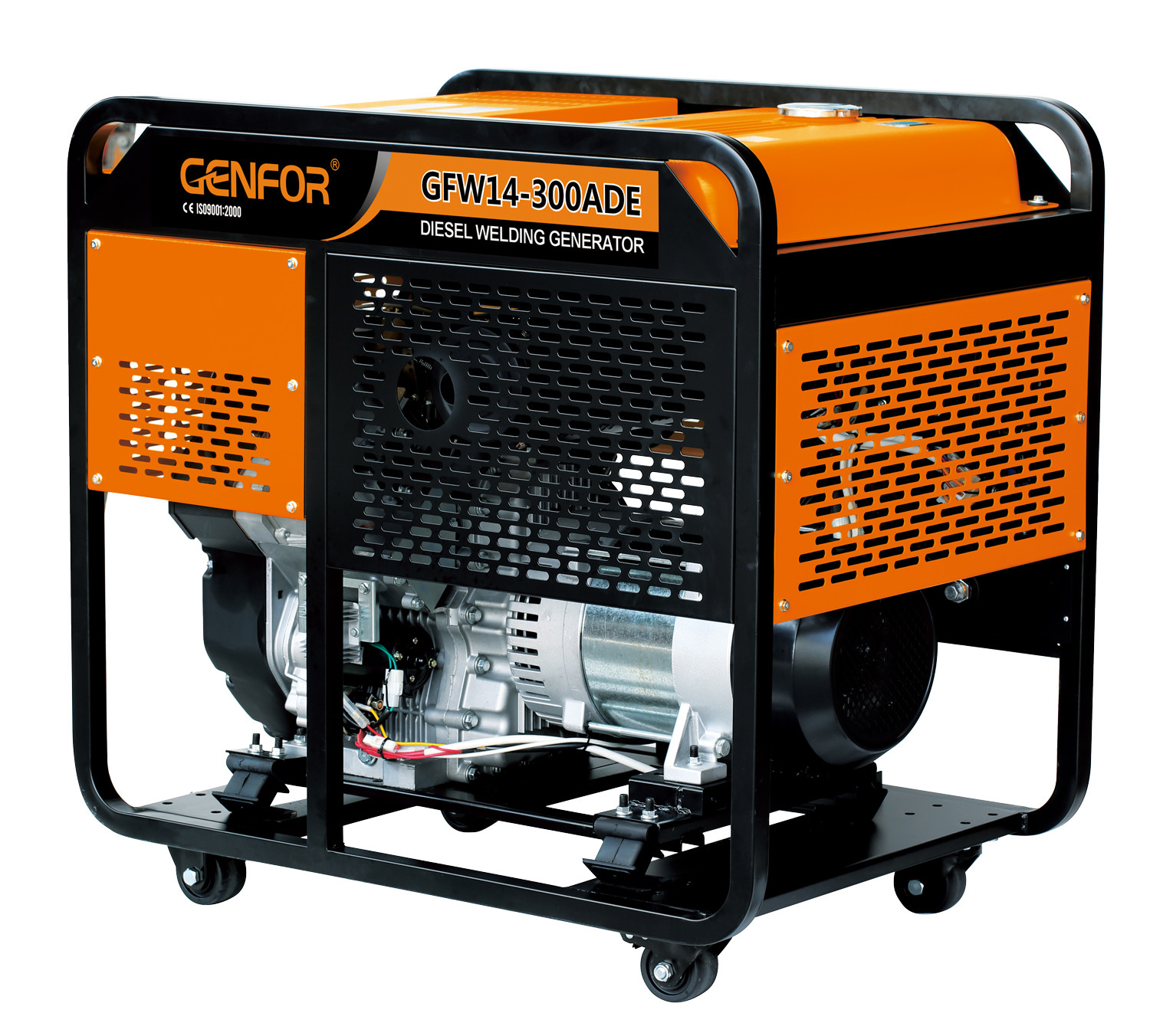 300A 10KW Diesel Welder Generator 100% Standard Power Output Welding Machine