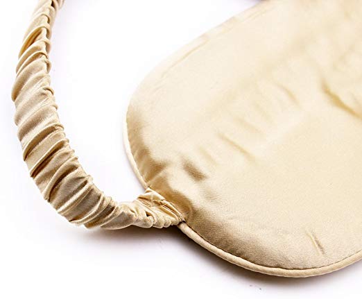 Halfmoon 22 Momme 100 Mulberry Silk Sleep Mask Night Use