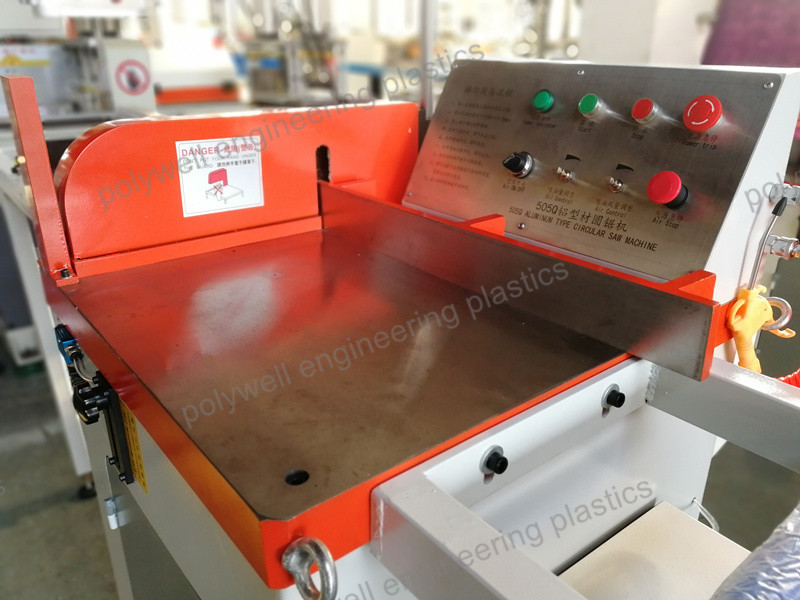 5.5 Kw Extruded Heatsink Sections Aluminium Degree Cutting Machine
