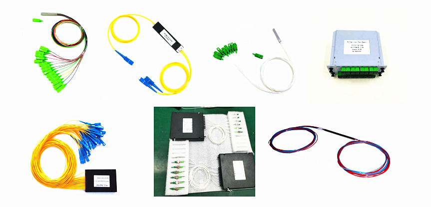 fiber optic plc splitter ABS box 1x4 1x8 1x16 fiber optic plc splitter