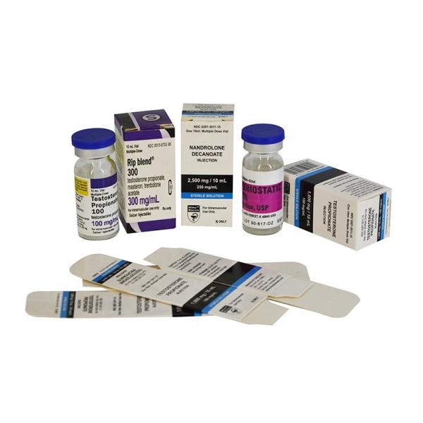 10ml Test E 250 Laser Matearil Labels With Muscular Man Logo