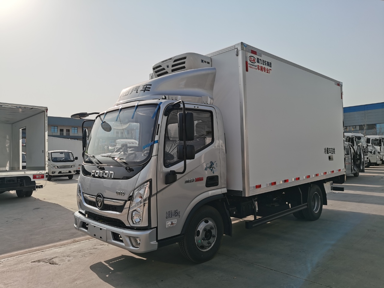 158HP 4L Engine Refrigerator Trucks Ice Cream Freezer Box Truck