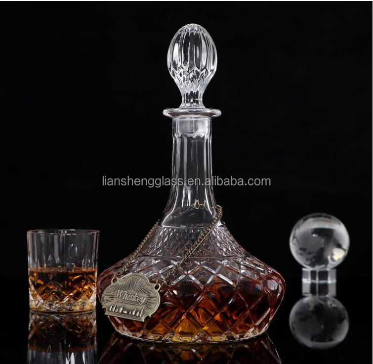 100ml 200ml 250ml 500ml 700ml 750ml Transparent Glass Bottle Water Bottle with Glass Cork Customized