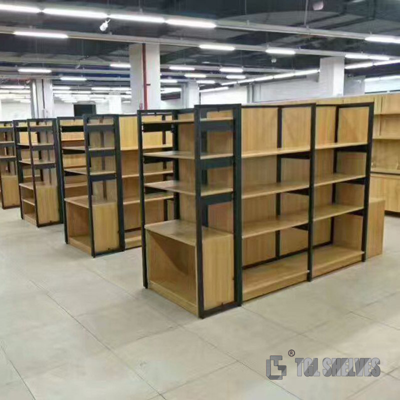 Powder coating Lozier Gondola Shelving , Convenience Store Shelves For Sale