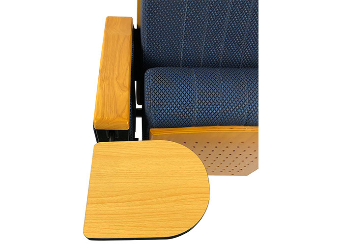 545MM Retractable Auditorium Seating Padded Lecture Chairs Church Seat Covered Fabric
