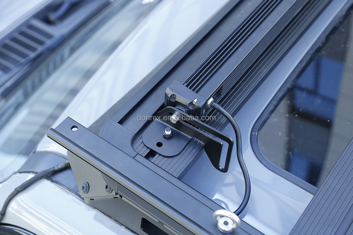 Black Roof Rack Mount Brackets SUS304 Led Light Bar Mounts Bracket