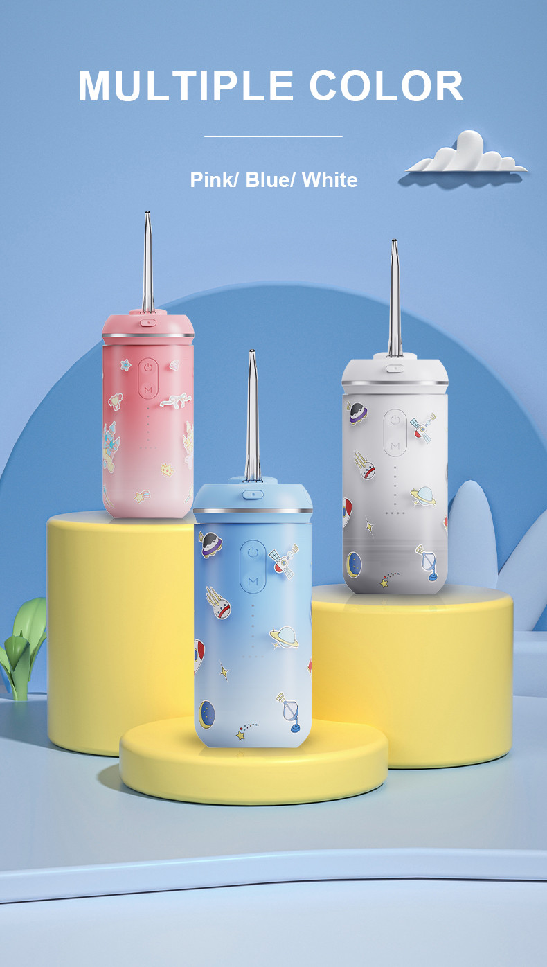 Mini Kids Portable Travel Household USB Recharge Oral Irrigator For Teeth Cleaning