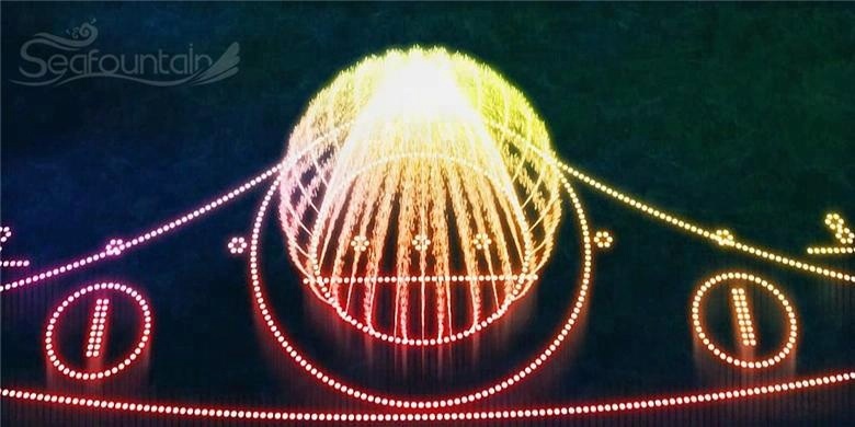 chinese water fountain design drawing