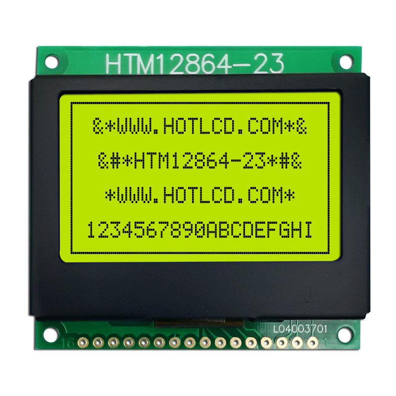 COG 128X64 SPI Graphical Display LCD , ST7565 STN LCD Display
