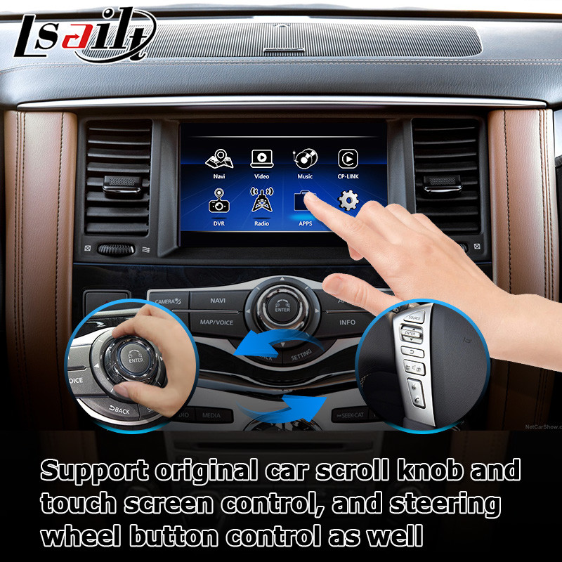 Infiniti QX80 OEM style Android auto wireless carplay upgrade solution compatible Australia